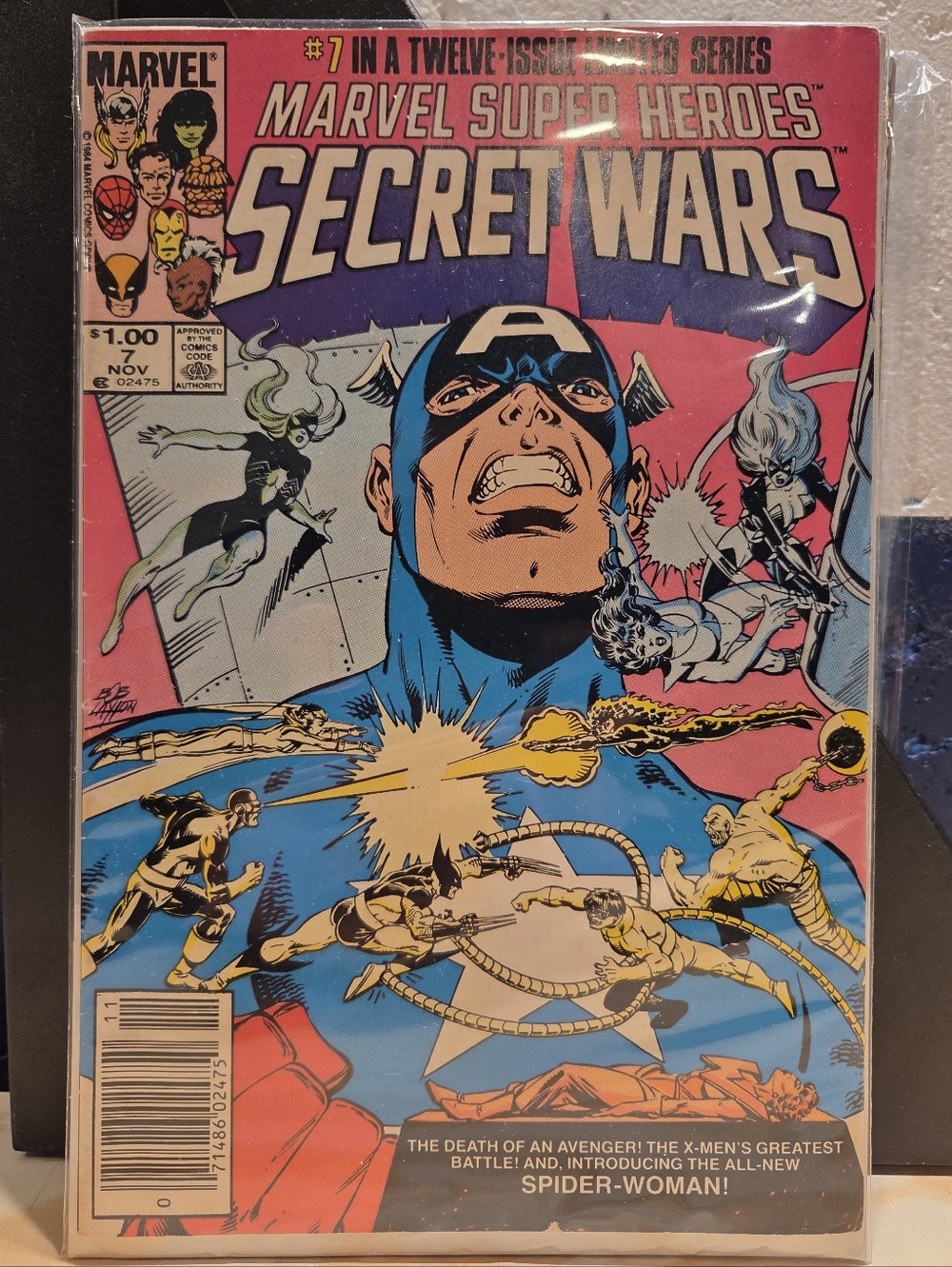 Marvel Super Heroes Secret Wars Comic Book Issue #7 (1984)